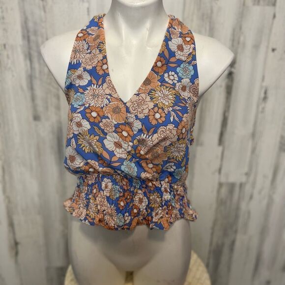 Sienna sky backless Floral blouse - Picture 1 of 5